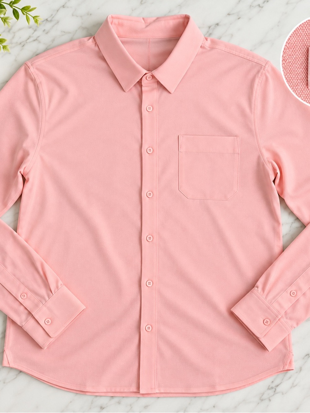 Lululemon Venture Long Sleeve Classic Shirt Pink Men’s Large